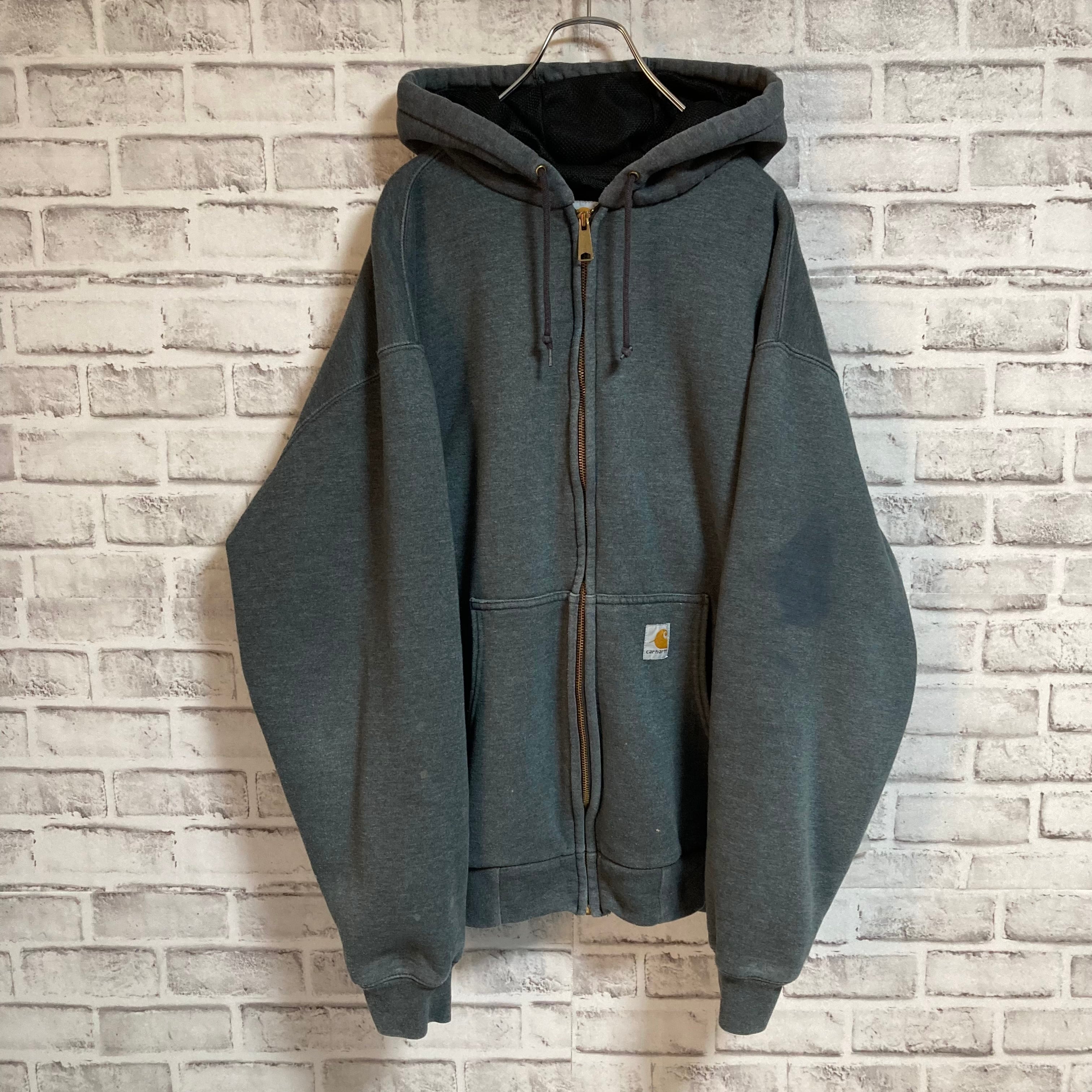 Carhartt】Zip Hoodie L相当 2000s Y2K フルジップパーカー 企業モノ