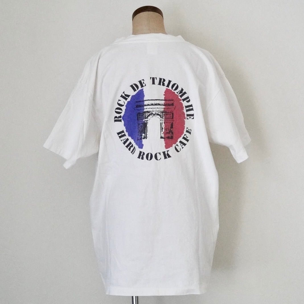 Hard Rock Cafe Paris】T-shirt Back Print | Pluie Benie