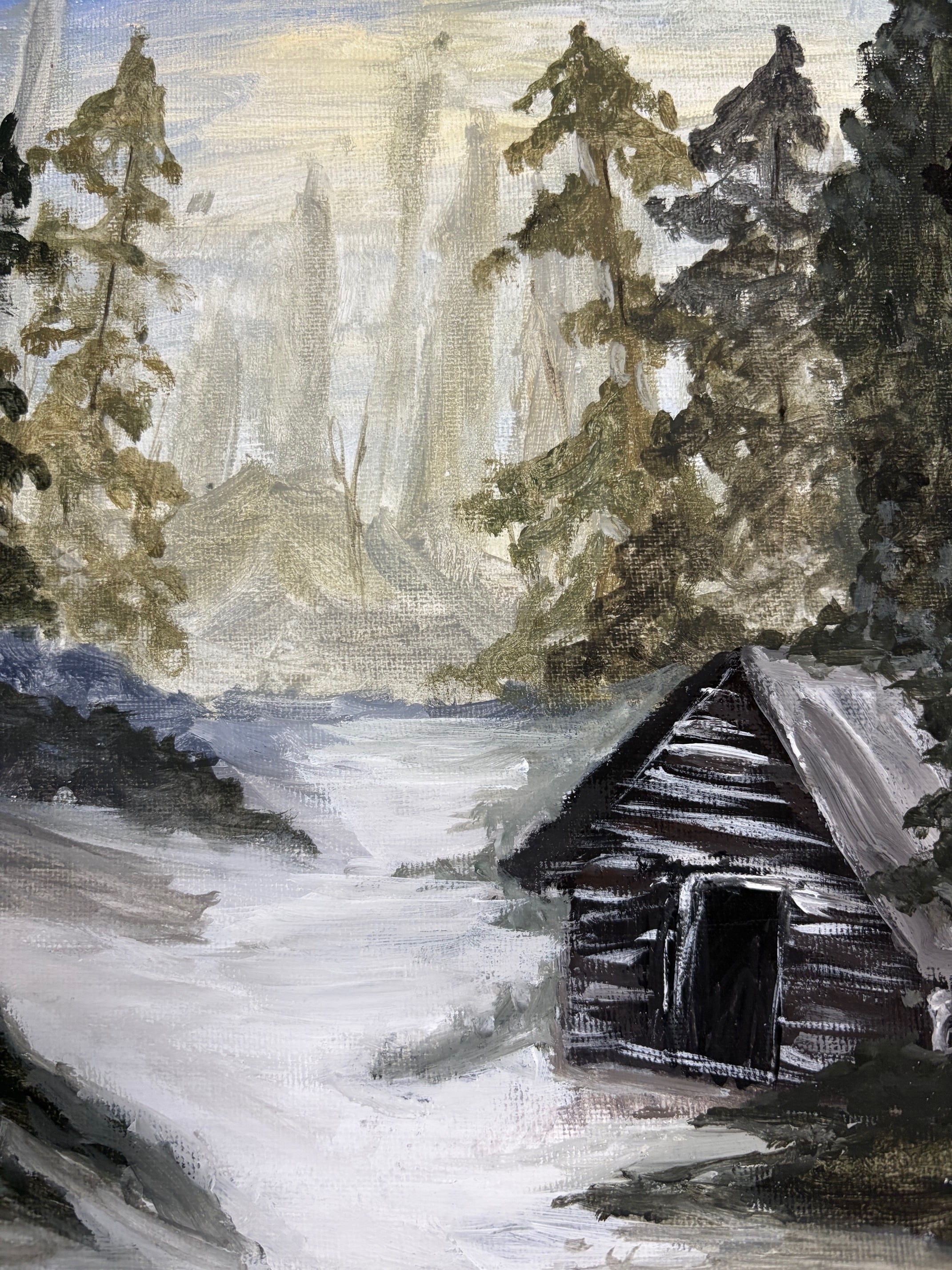 絵画 風景画 日本の城 長野県松本城 インテリアアート額付き 水彩画