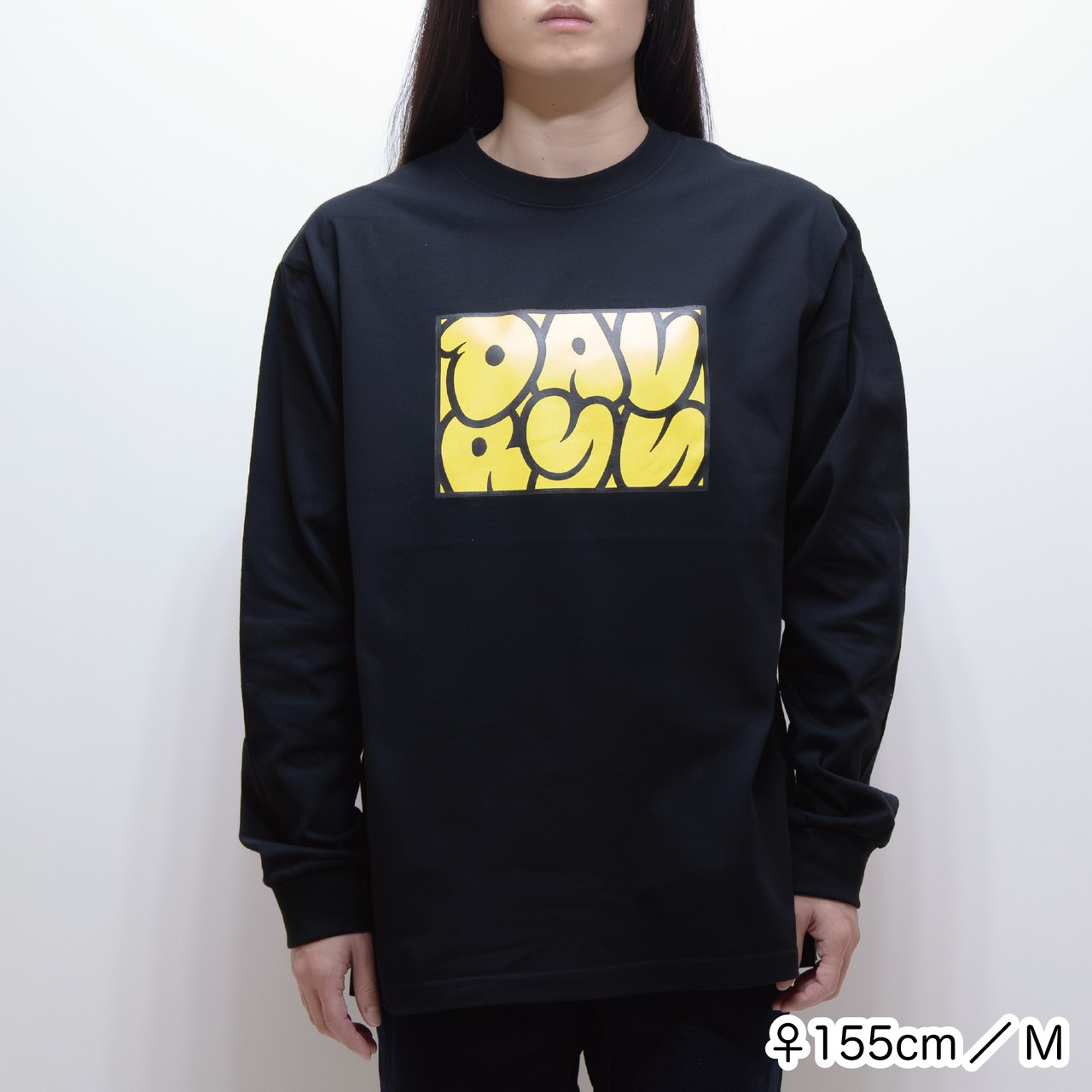 DAVRYU pakkun LS TEE [ブラック]