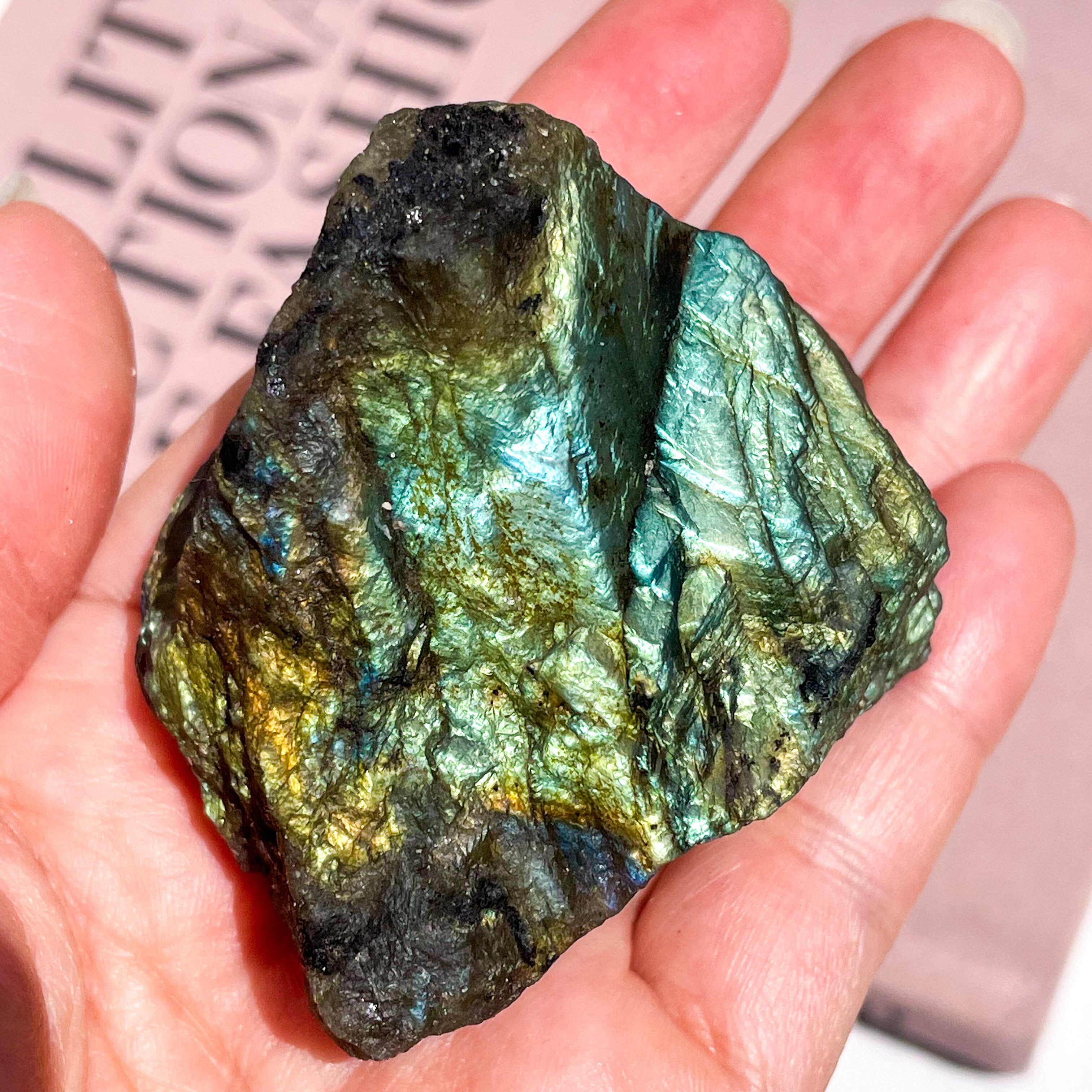 Labradorite Rough Stone 8 ✧ ラブラドライト