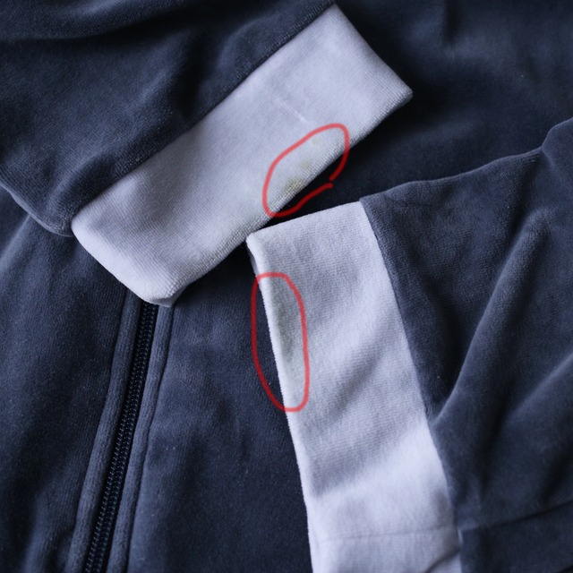 "adidas" super over silhouette velours track jacket