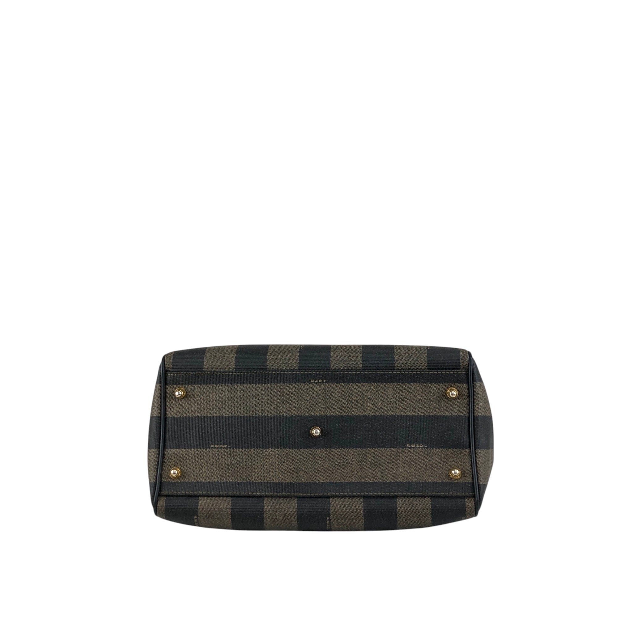 FENDI フェンディ ペカン ショルダーバッグ ブラウン PVC レザー 2way