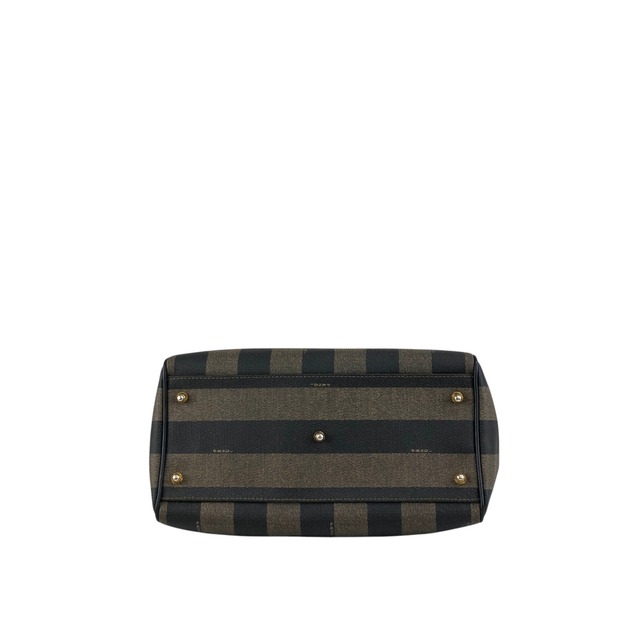 FENDI フェンディ ペカン ショルダーバッグ ブラウン PVC レザー 2way ボストン vintage ヴィンテージ オールド fw8ie6
