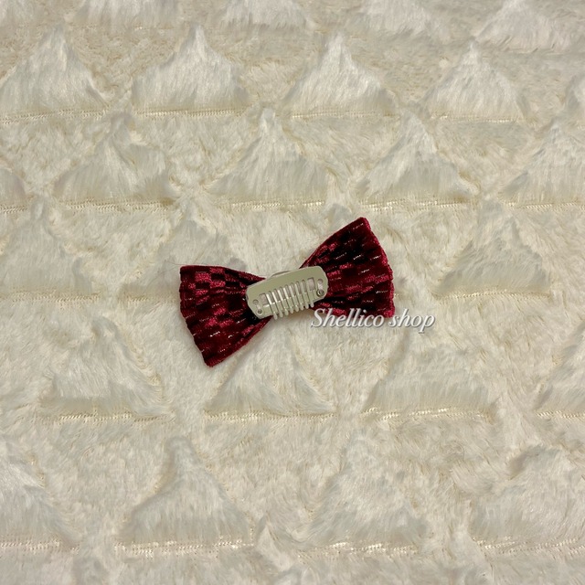 ミニパッチンリボン（ポインセチア）