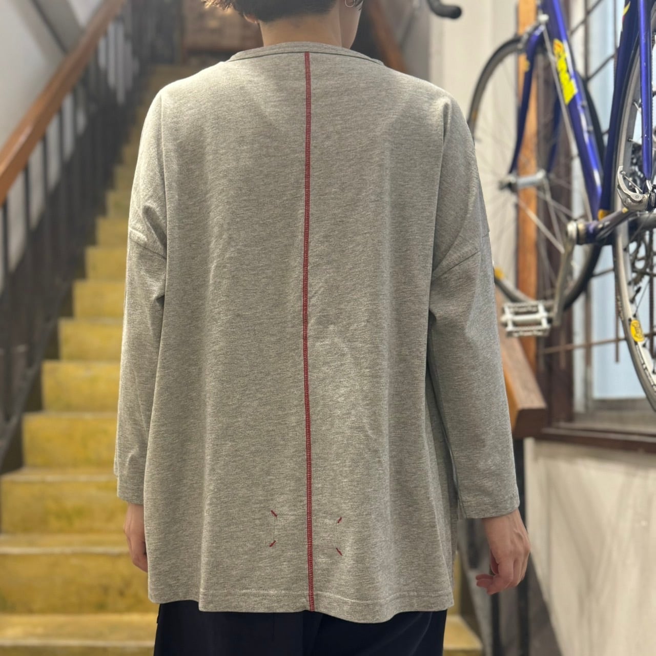 快晴堂 - Girl's Tシャツ／ONE釦・7分袖Tシャツ | clever elephant