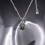 SPIDER WEB NECKLACE #1 with GODSIZE® I.D. TAG / スパイダーウェブ ゴッドサイズ® I.D.タグネックレス