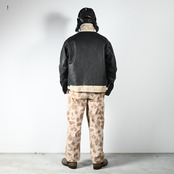 BOWWOW(バウワウ)DUCK HUNTER CAMO FIELD PANTS (裏側)コーディネート
