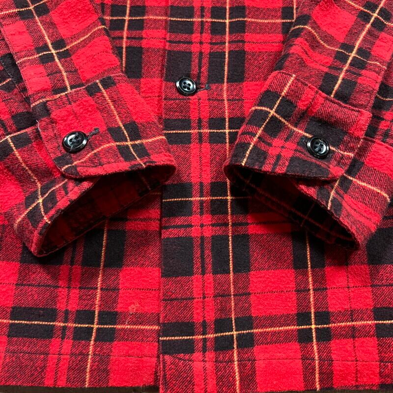 50's MINNESOTA WOOLEN CO. プリントネルオープンカラーシャツ