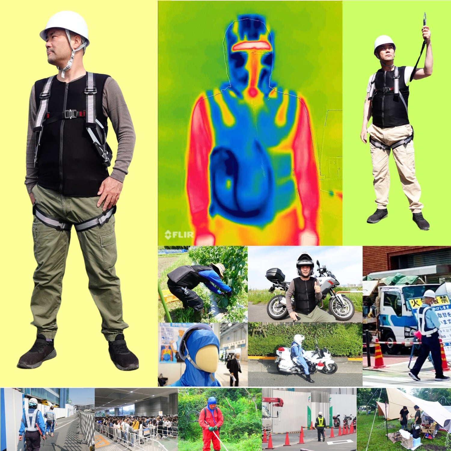 人間エアコン面水冷服A2日本企画の画期的なオールインワン水冷服