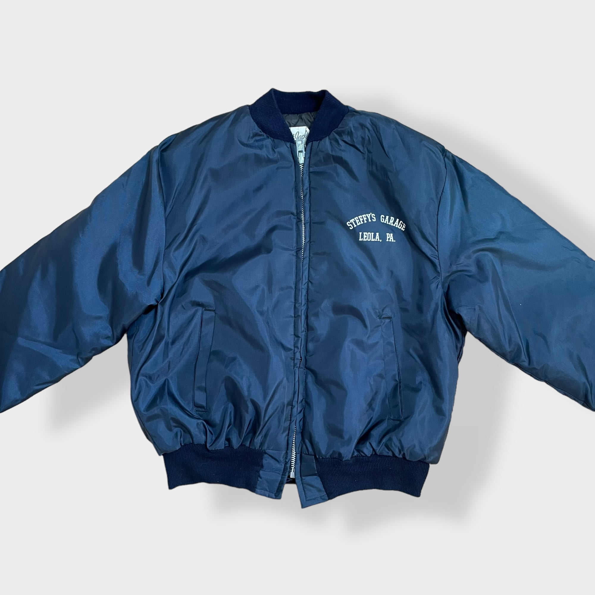 flight jacket】企業系 企業ロゴ フライトジャケット ブルゾン ...