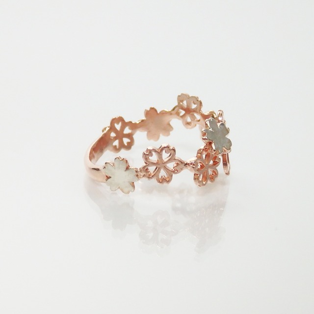 Sakura Blossom *〜桜のリング A〜* (silver×pink gold)
