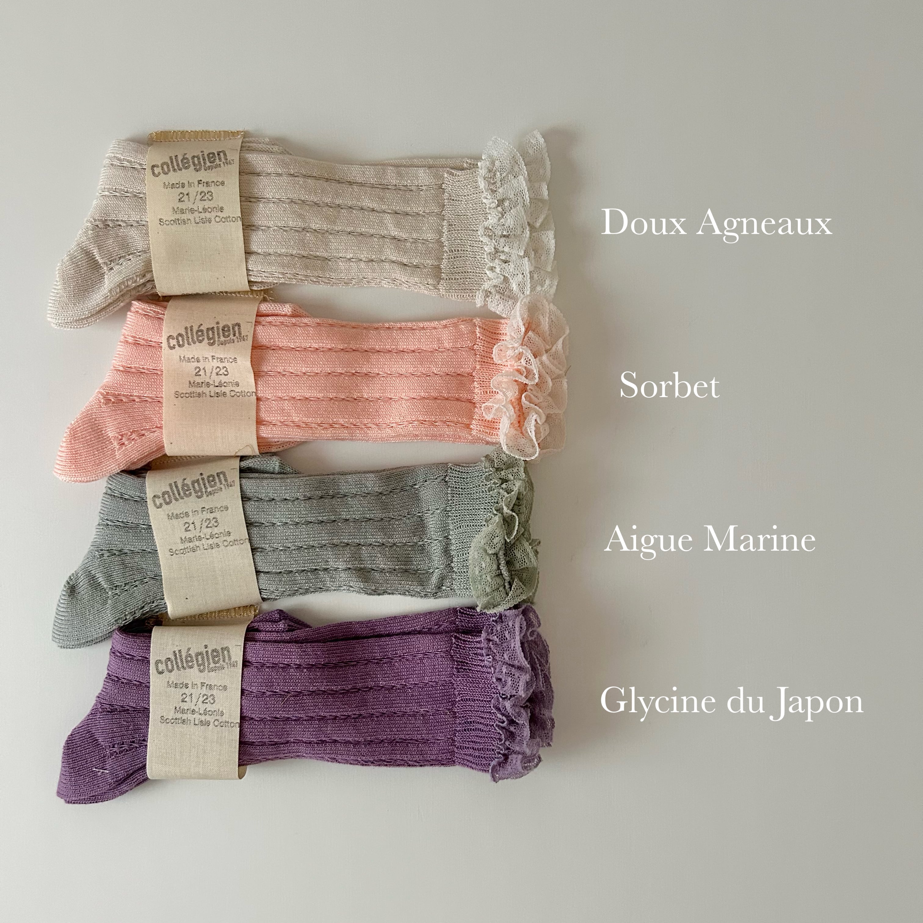 collegien/Marie Léonie - Lightweight Openwork Knee-high Socks