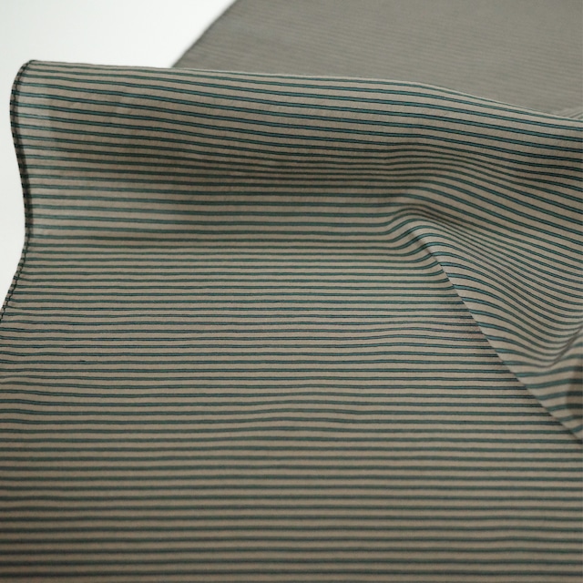 Deadstock Fabric Scarf / Bronze Khaki × Dark Green