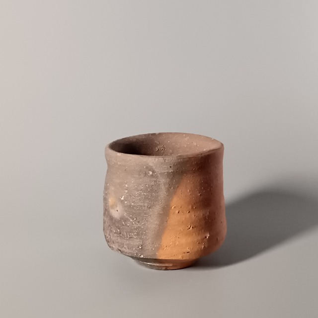 備前窯変酒呑　Bizen sake cup