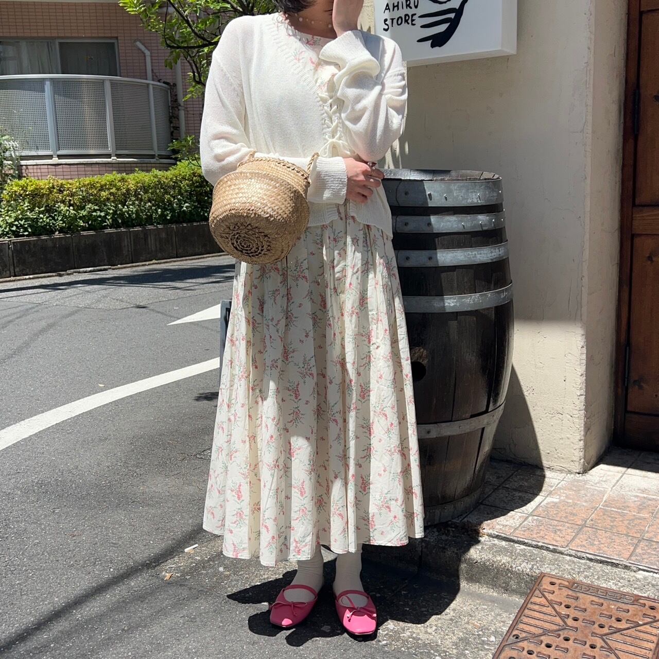 フラワーロングワンピース_LN02171