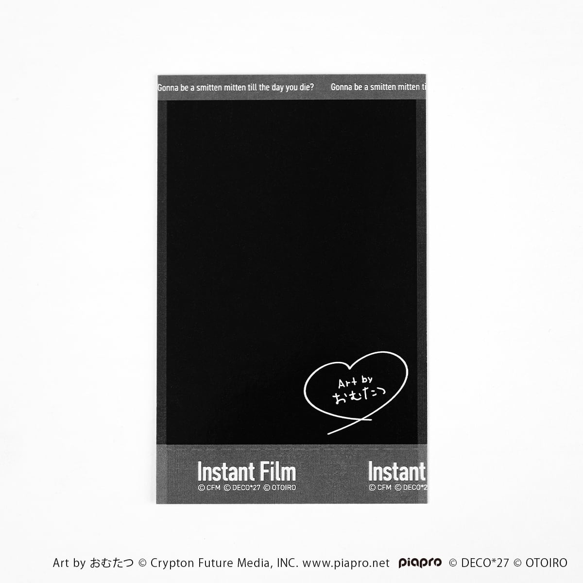 ラビットホール】チェキ風カード ブラックVer. | OTOIRO ONLINE