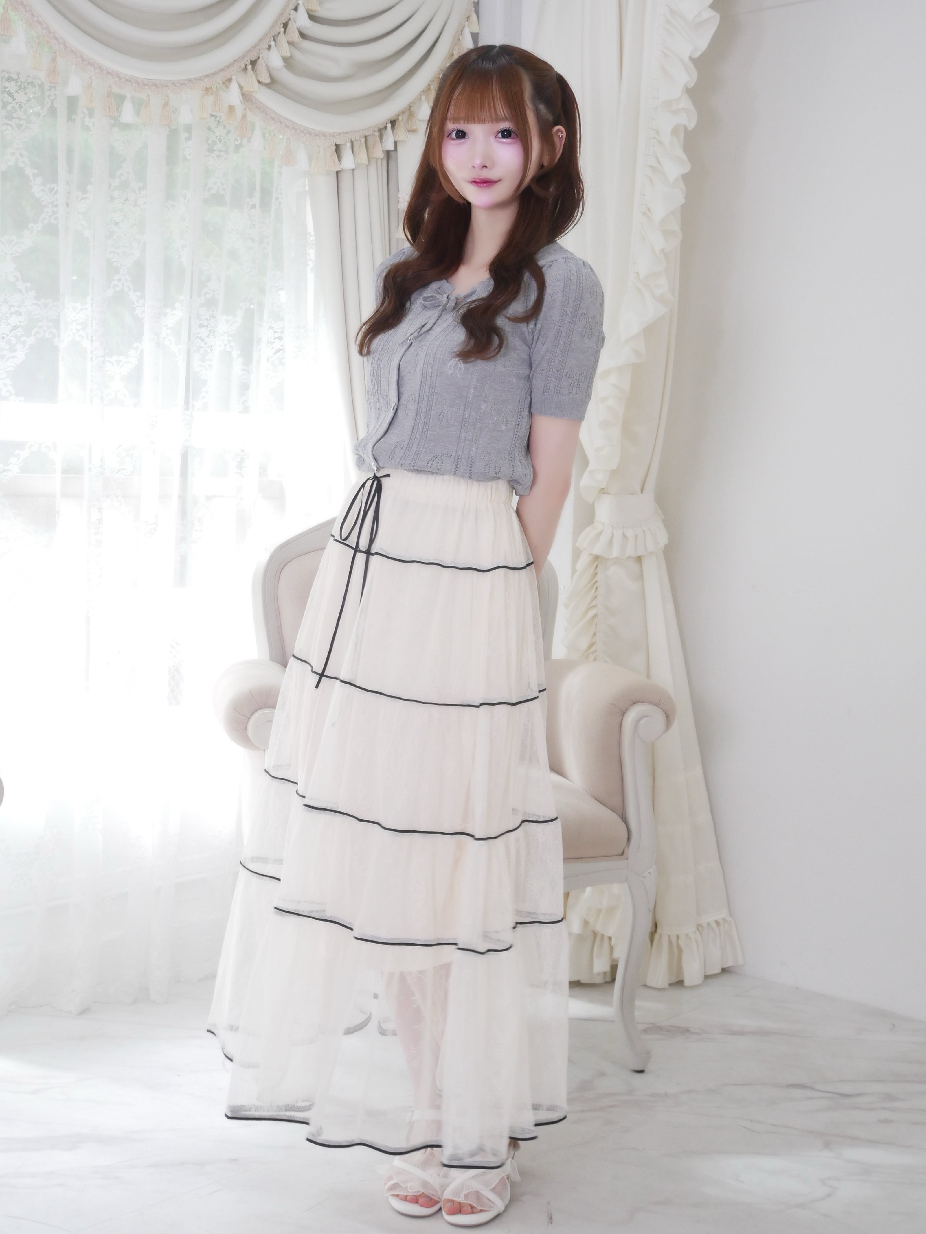 piping tiered skirt