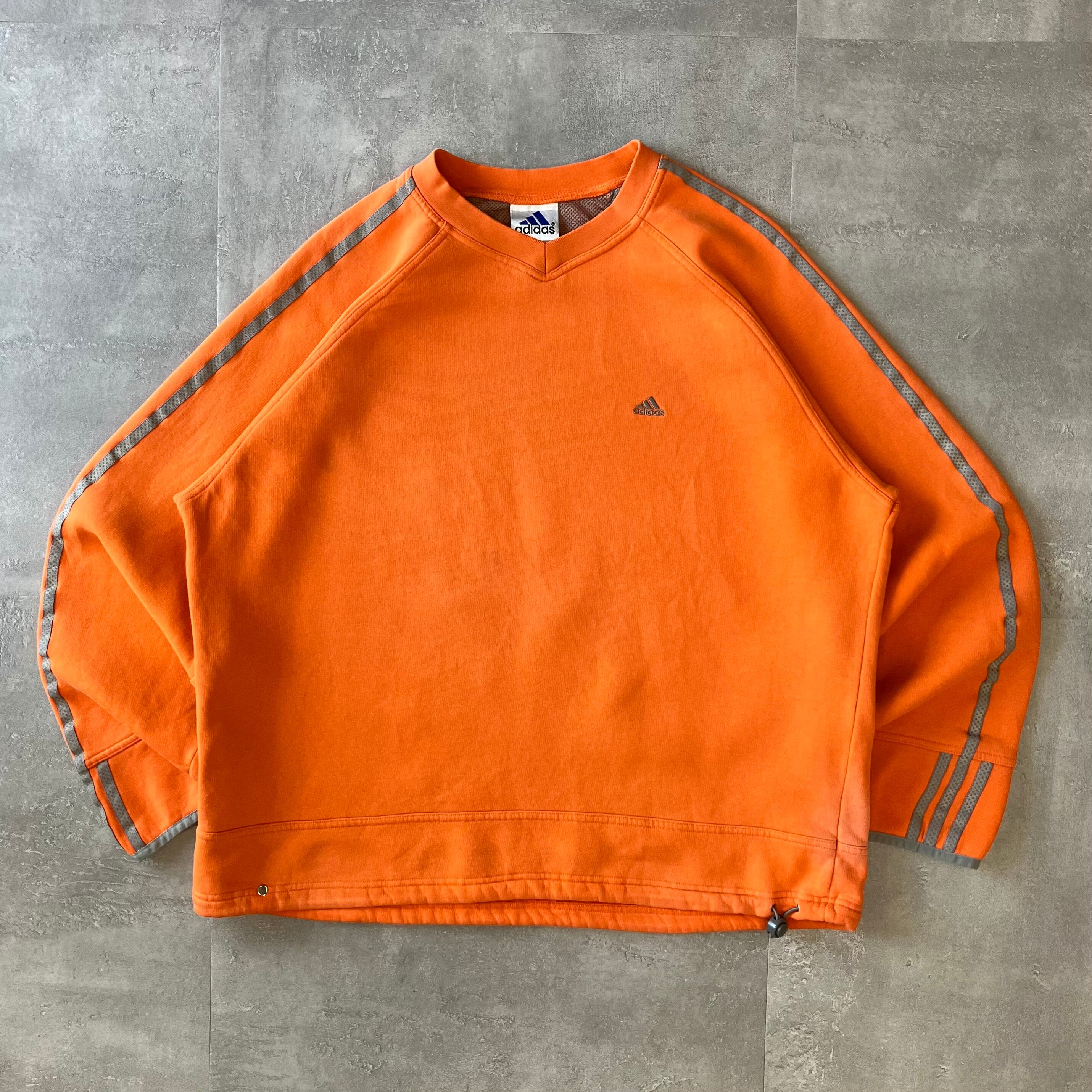 adidas 90s スウェット ドローコード オレンジ No.1841