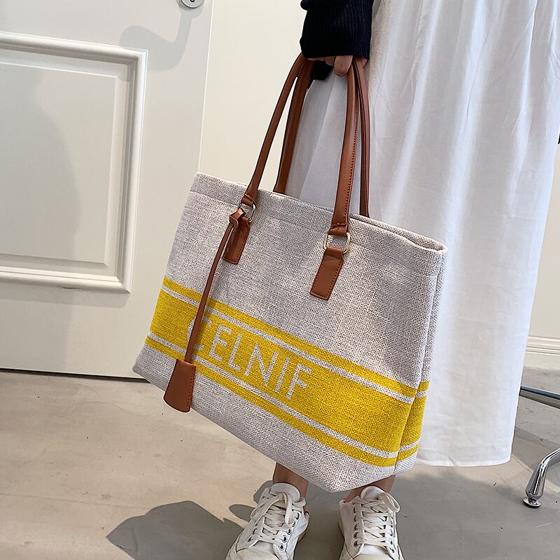 サマーショルダーバッグ 夏物 トートバッグ 手作りハンドバック85029123292