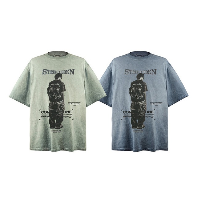 VINTAGE ストリート グラフィックTシャツ T2086