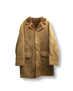 70's Real mouton long coat