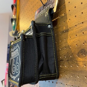 【ROUTE66】小型2段式腰袋 小物入れ