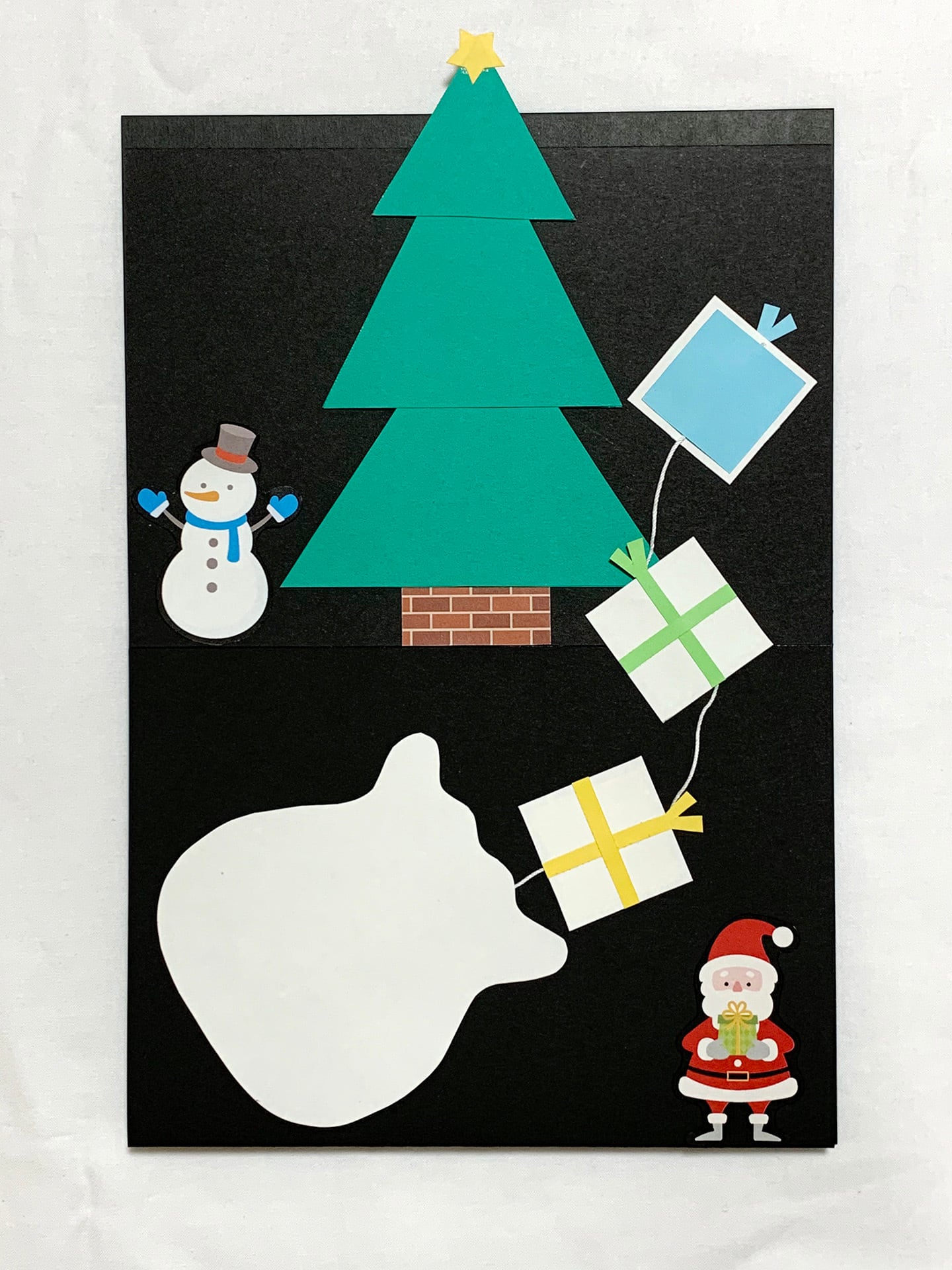 完成品】クリスマス仕掛けアルバム（ミントブルーA）1点 | 青--はる