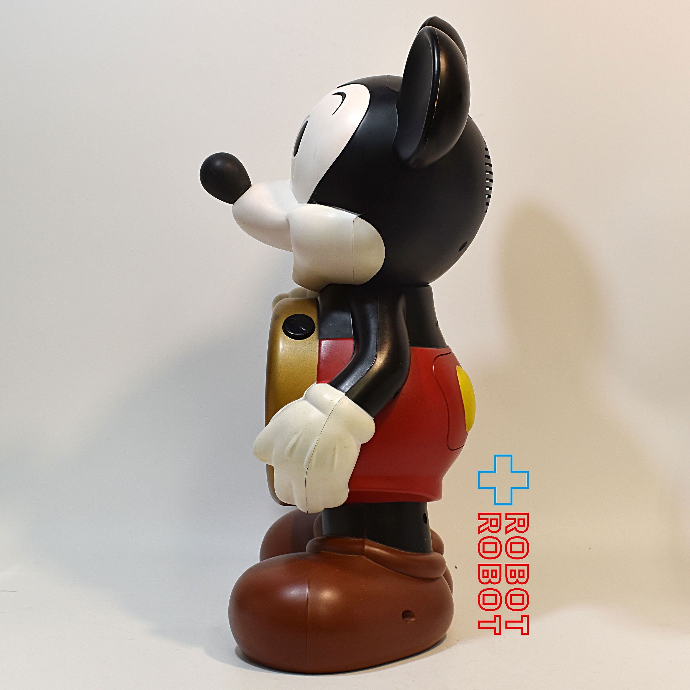 未使用 Disney ロボット ミッキーマウス アラームクロック ディズニータイム ミッキーマウス アラームクロック 目覚まし時計 機関