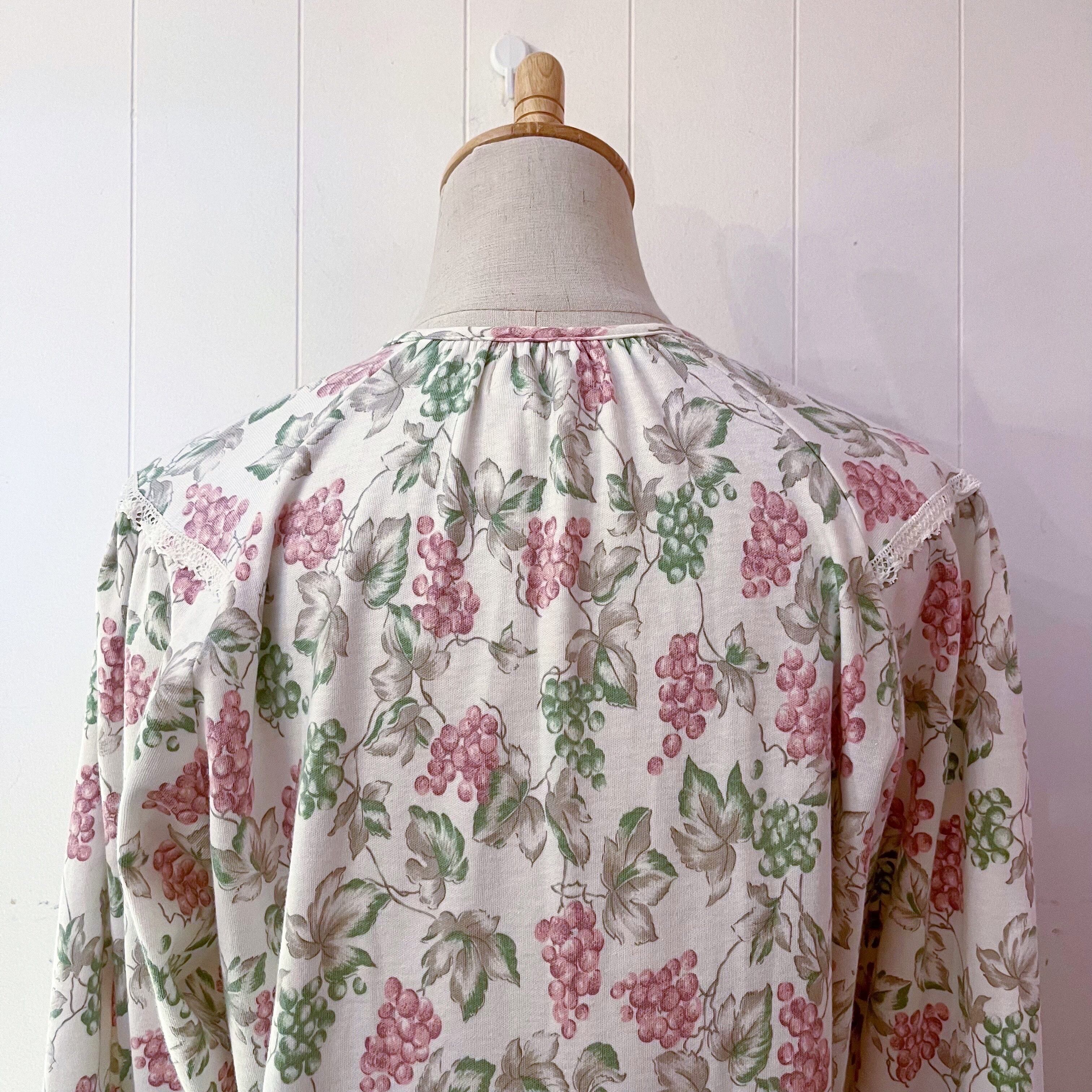 grape leaf neglige one-piece