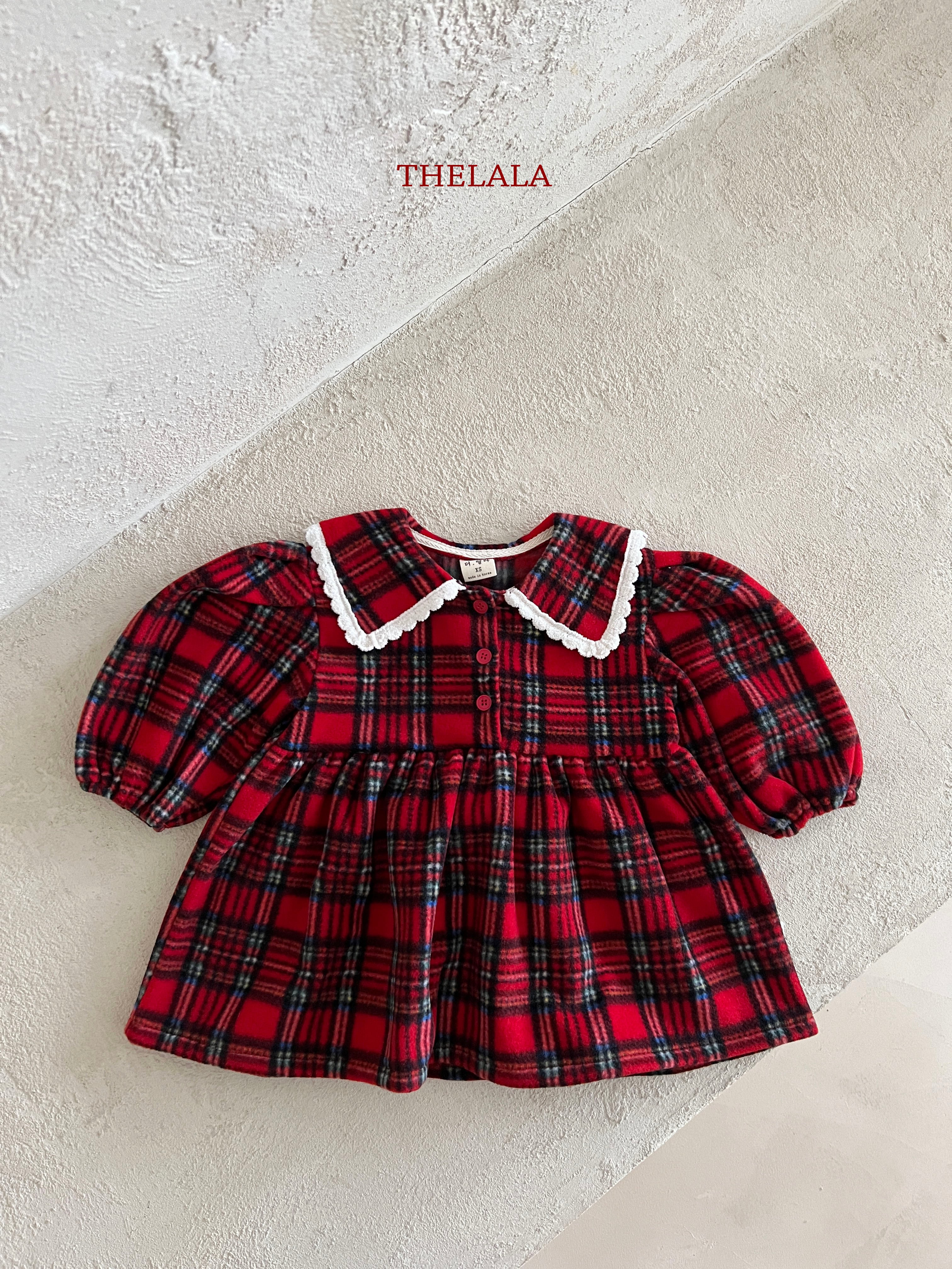 sweet check onepiece【thelala】※予約商品