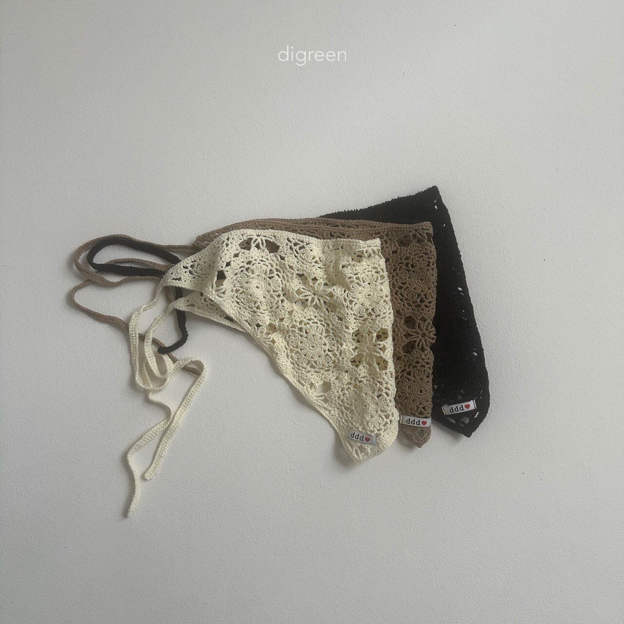 【即納】Dクロシェスカーフ