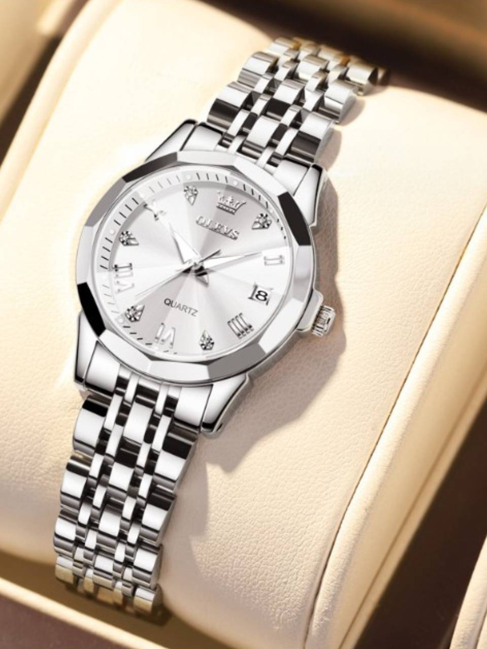 OLEVS うで時計 レディース おしゃれ クォーツ レディース 腕時計 人気  