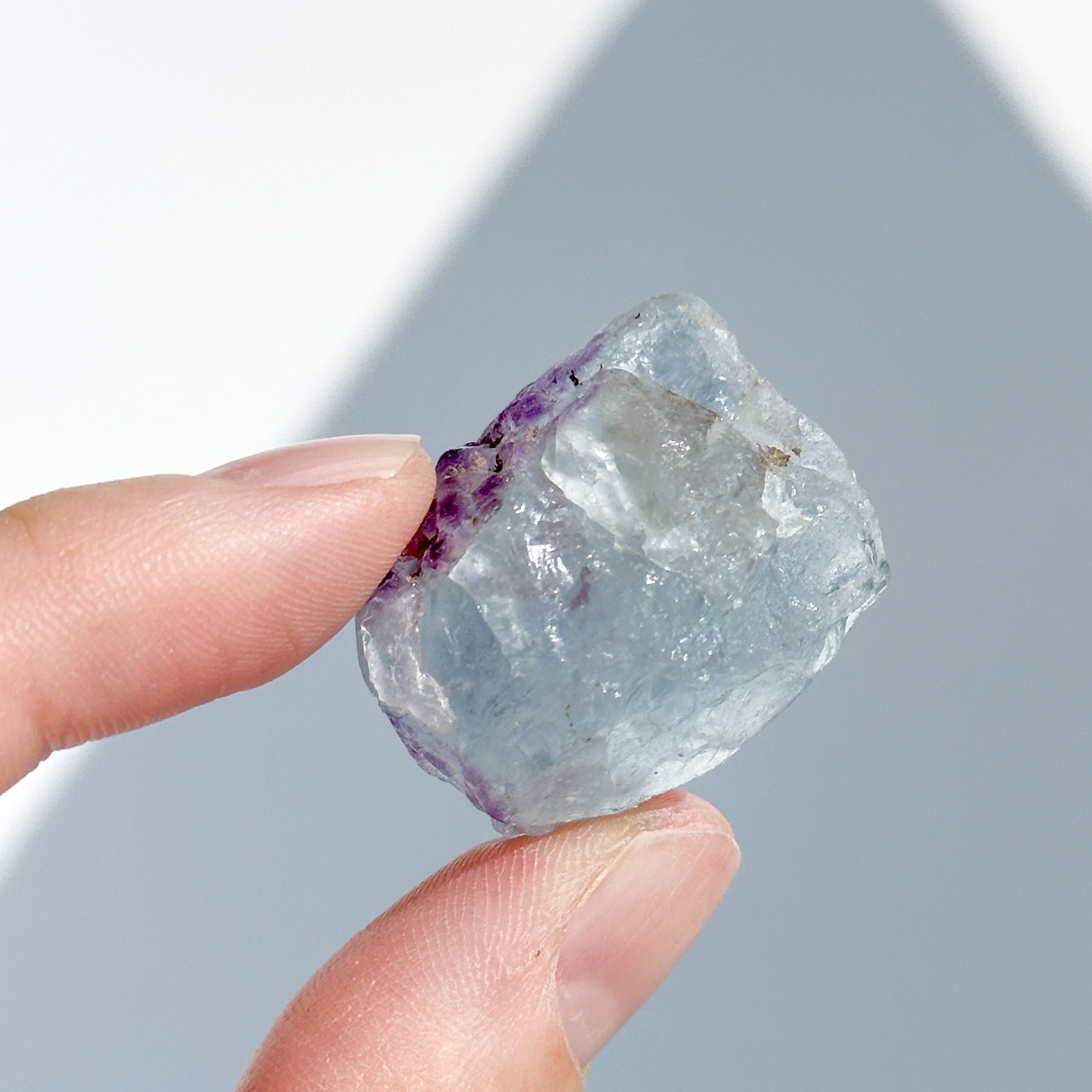 ブルー、パープルフローライト 原石 91◇ Fluorite ◇天然石