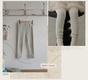 韓国子供服 / 26winter / puella FLO / オアレギンス / キッズ / 冬服 *90~140*