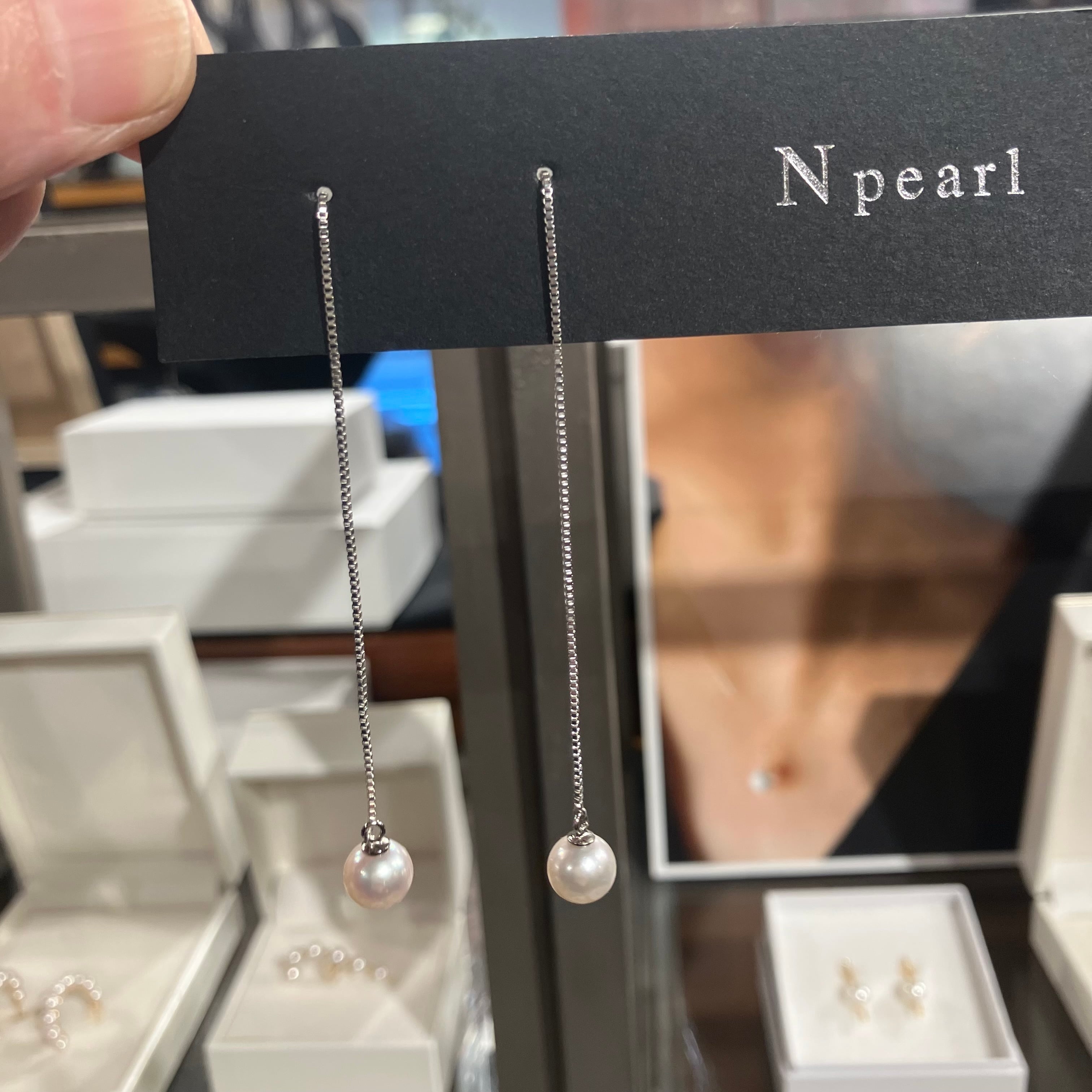 【1/25までのpop-up期間限定】愛媛宇和島産 本真珠 パールピアス N pearl