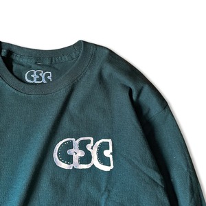 Crenshaw Skate Club | OG LOGO L/S Shirt / Green