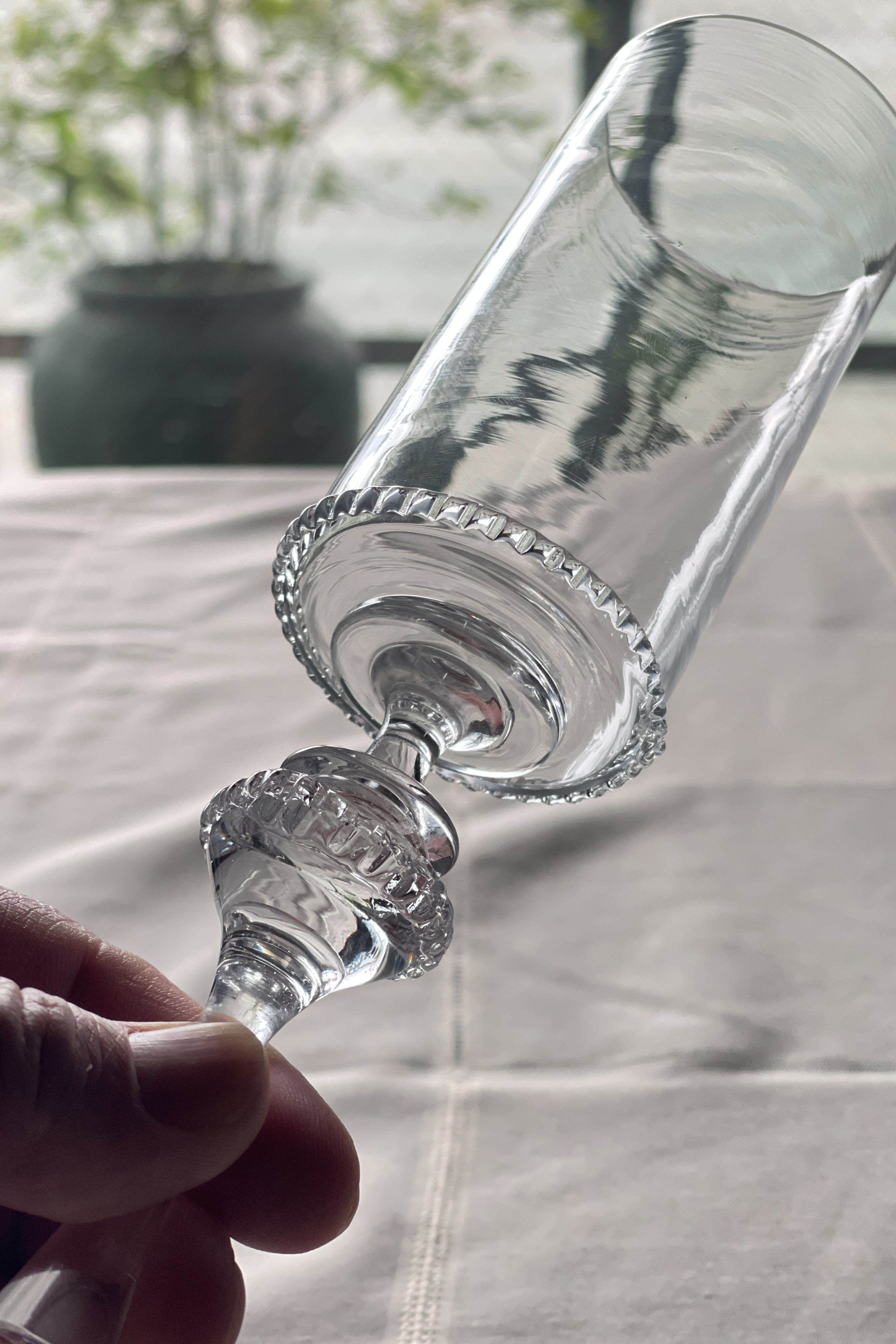 goblet clear cup 関野亮作品 SR25_030a | web-shop MITATE