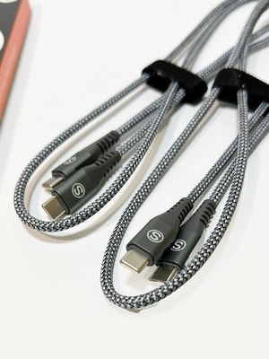 USB Type C to Type C ケーブル 1M 2本セット PD対応 60W急速充電 iPhone Galaxy Pixel Type-c機種対応