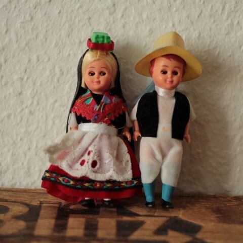 ドイツ 民族衣装の人形 Deutsches Trachtenfest Marburg 1996 | .usagi