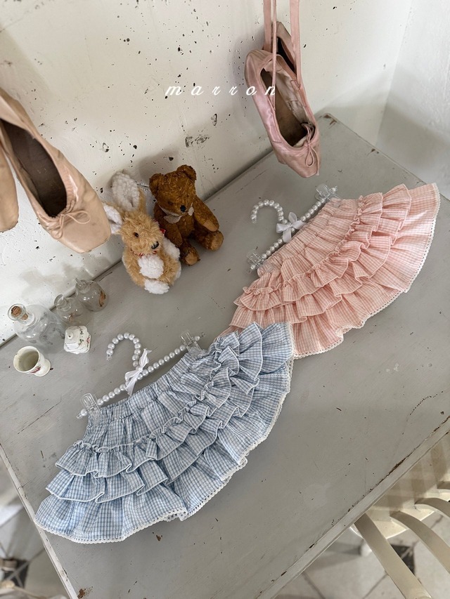 予約 :  Lala Skirt 〔marron〕