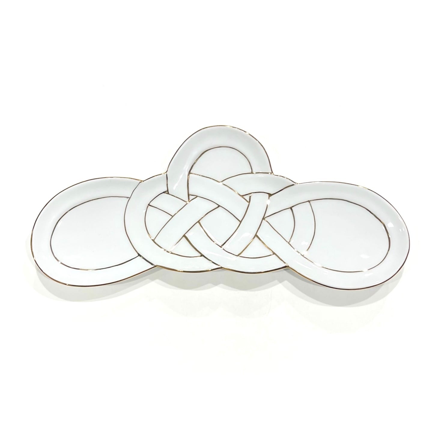 金線 松結び長皿 | 24to3［西富陶磁器オンラインストア 有田焼・波佐見焼］