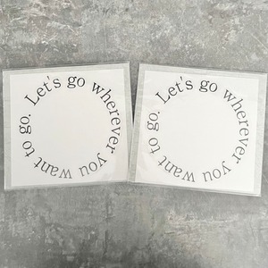 Let's go wherever you want to go. / 給油口 ①