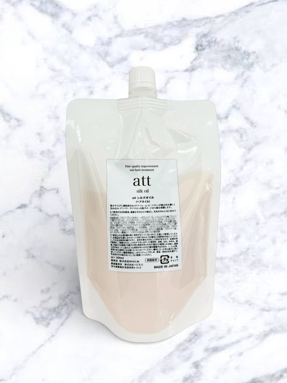 新品未開封 WHELM ウェルム att シルクシャンプー 詰め替え1000ml WHELM