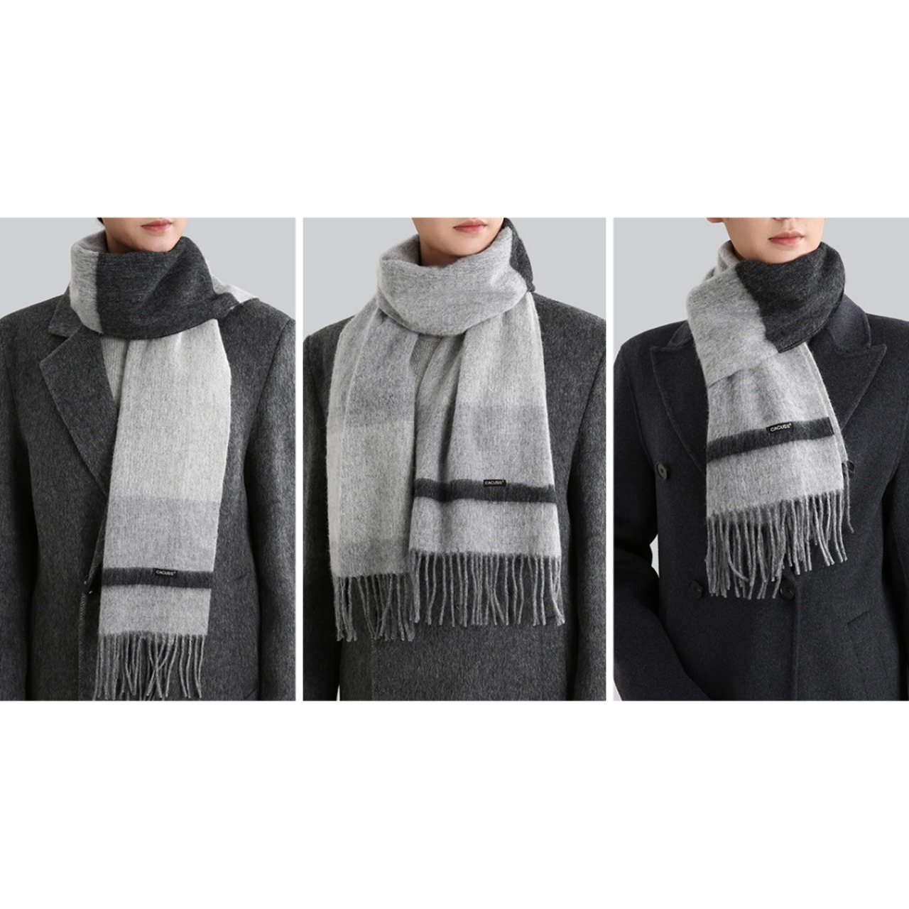 Border Fringe Scarf　TB2640・画像7