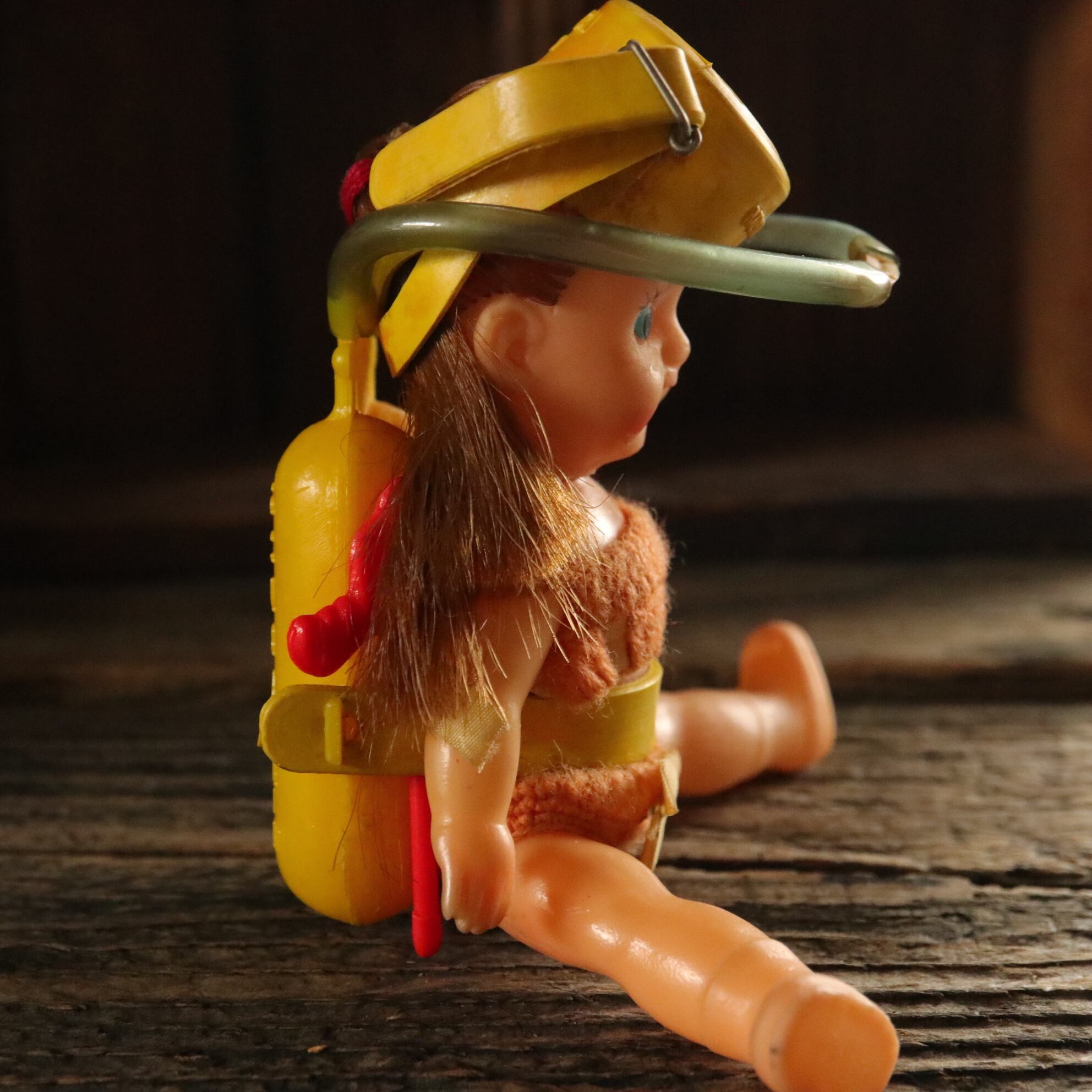 イタリア ビンテージ人形 イタリア製 スキューバダイビングの人形 | 昭和レトロ雑貨・古道具の