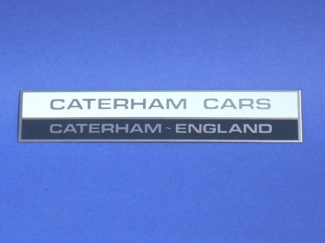 76233 バッジ、CATERHAM CARS、リアパネル