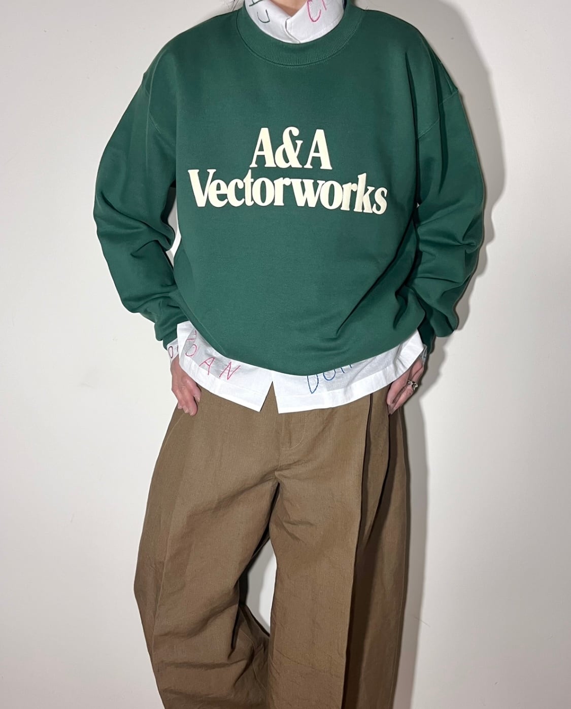 VECTOR WORKS CREW NECK SWEAT SHIRTS/SPECIAL EDITION