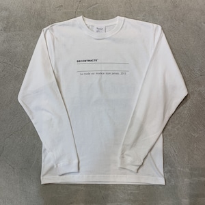 Message Logo L Tshirt 19001 C/# WHITE