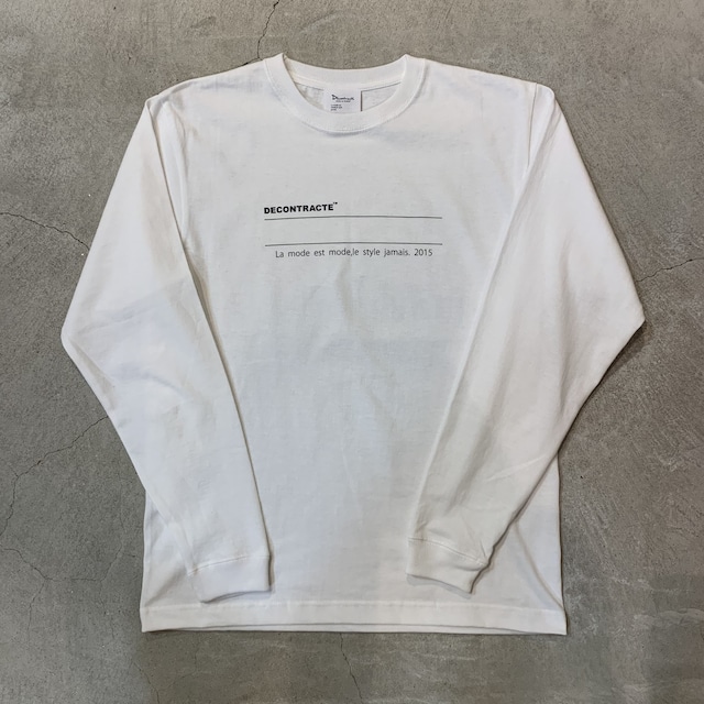 Message Logo L Tshirt 19001 C/# WHITE